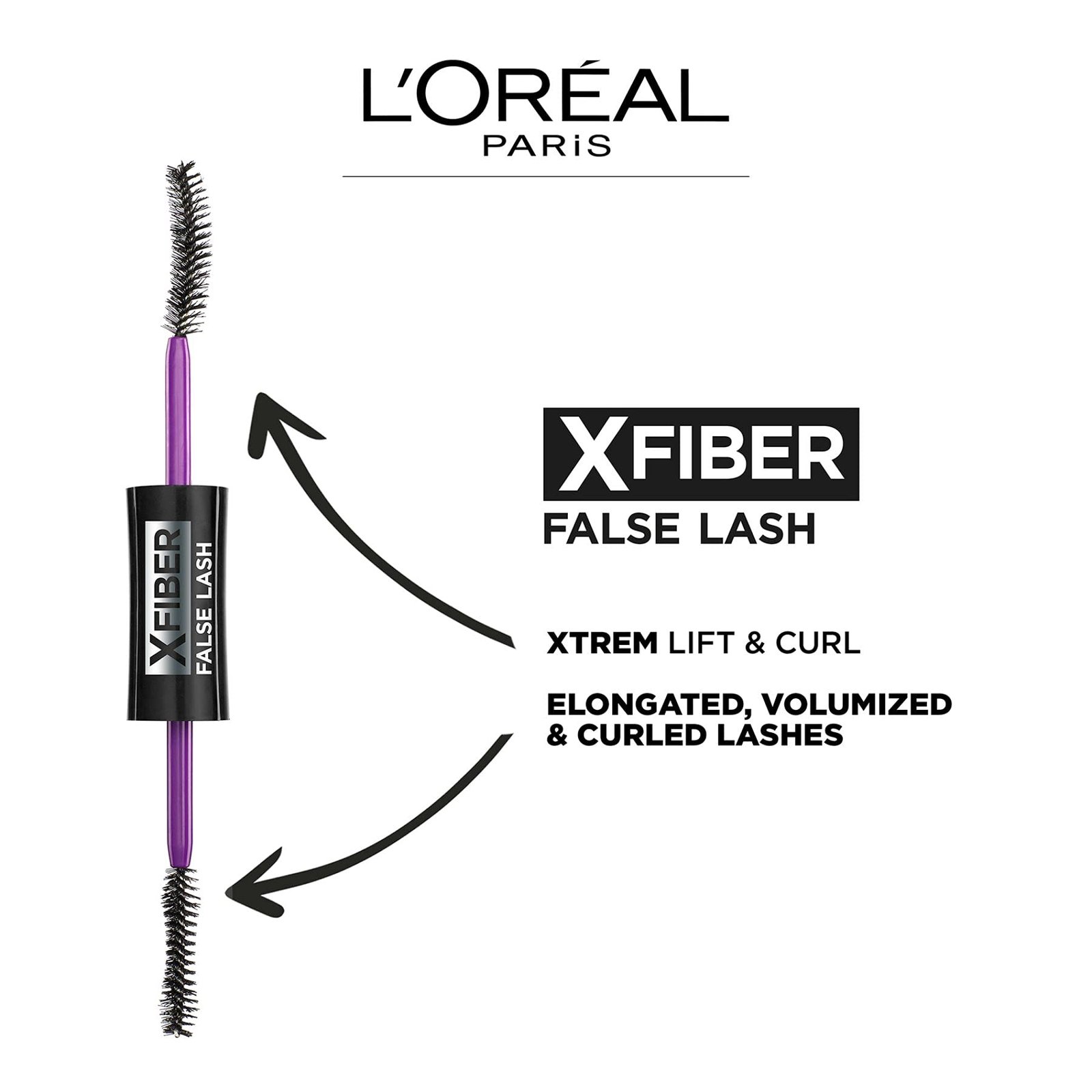 LOREAL PARIS Xfiber false lash mascara - الصورة 2